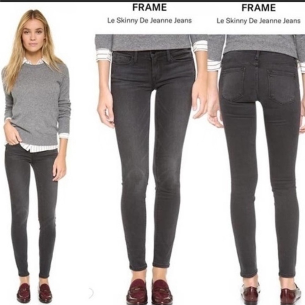 FRAME Denim Le Skinny de Jeanne Washed Jeans Size 26.